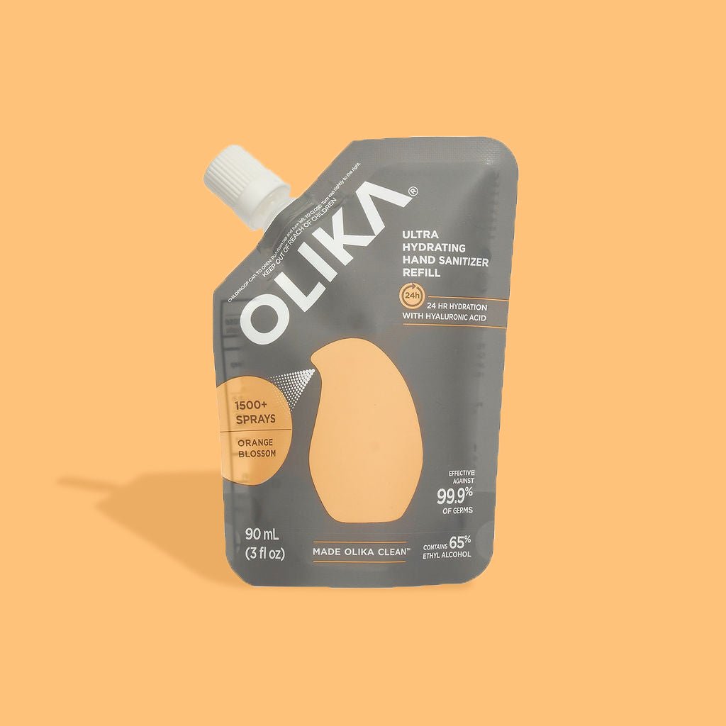 OLIKA Orange Blossom Hand Sanitizer Refill, Safe for the Whole Family, Shop The Refill Now